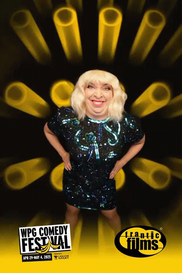 shirley tries to get her nose in the lens